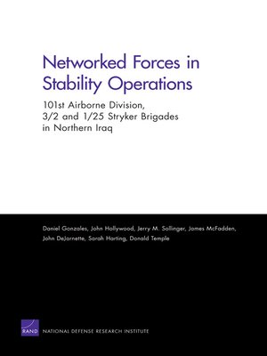 cover image of Networked Forces in Stability Operations